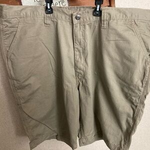 Men's Casual Tan Cargo Shorts Full Blue waist 42